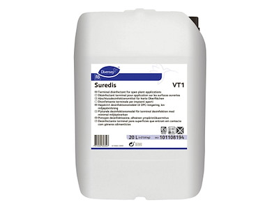 Desinfektion flydende DI Suredis VT1 W4656+ 20ltr L24xB29xH39,5cm