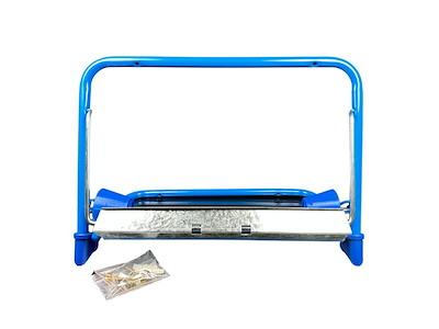 V?gstativ i bl?t metal