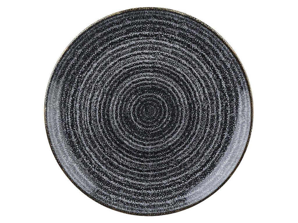 Tallerken Coupe Studio Prints Ø28.8 cm Porcelæn Sort