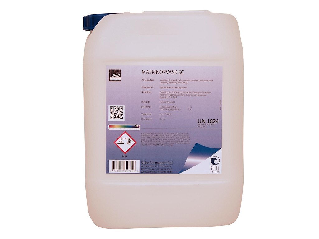 Maskinopvask Flydende Prime Source Ren 10ltr uden Klor
