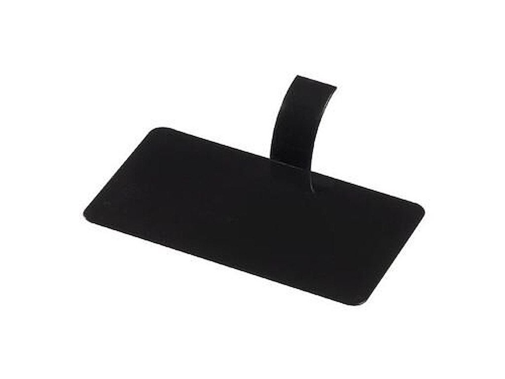 Kageplatte 100x55x20 mm PS sort