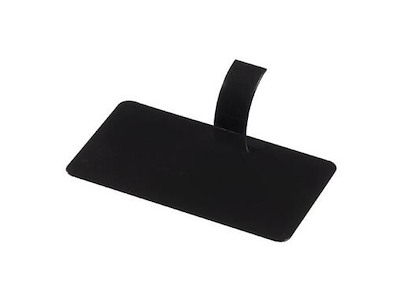 Kageplatte 100x55x20 mm PS sort