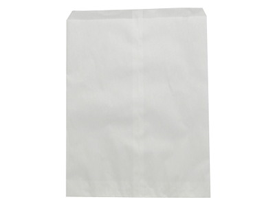 Bagerpose 0.5kg 160x225+20mm 40gr Hvid