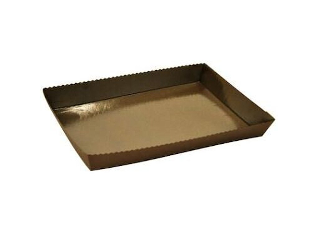 Kageform Easy Bake 280x380x45 mm Karton med PET Brun
