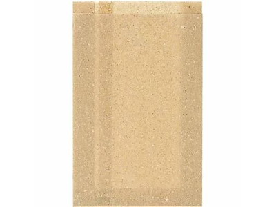 Bagerpose BLOOM 200/(2x30)x310mm 40 gr 30% græspapir Ubleget