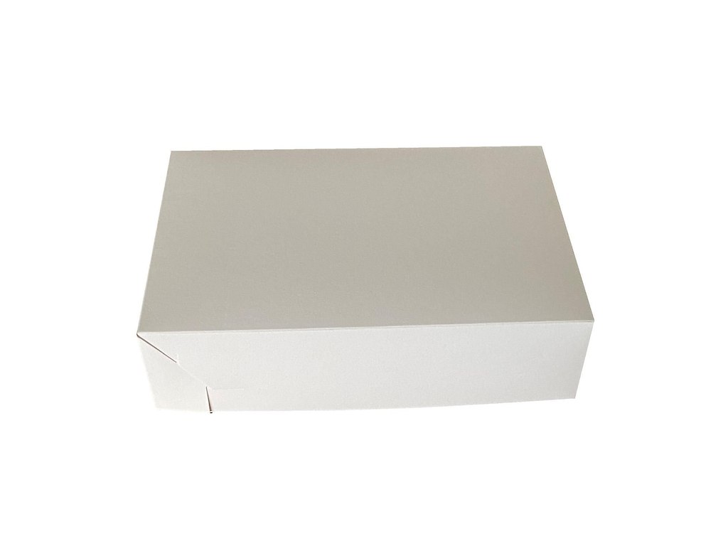 Kageæske fold selv nr 1215 L200xB140xH50mm pap hvid