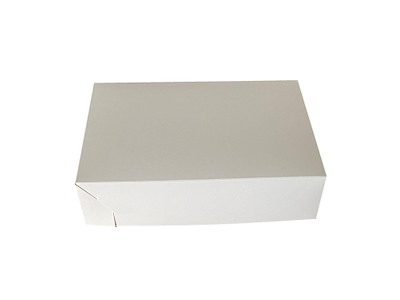 Kageæske fold selv nr 1215 L200xB140xH50mm pap hvid