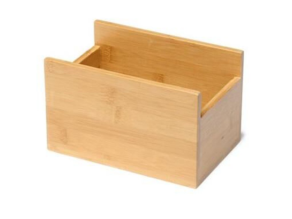 Servietboks 12x18 cm Bambus