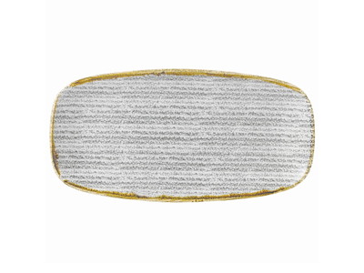 Serveringsfad Studio Prints 29.8x15.3 cm Porcelæn Grå