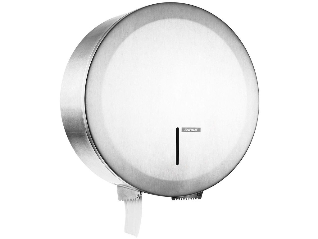 Dispenser toiletpapir Katrin jumbo midi børstet stål