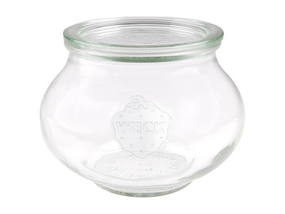 Patentglas Weck Schmuck 1062ml Ø14.4xH11cm med låg Glas