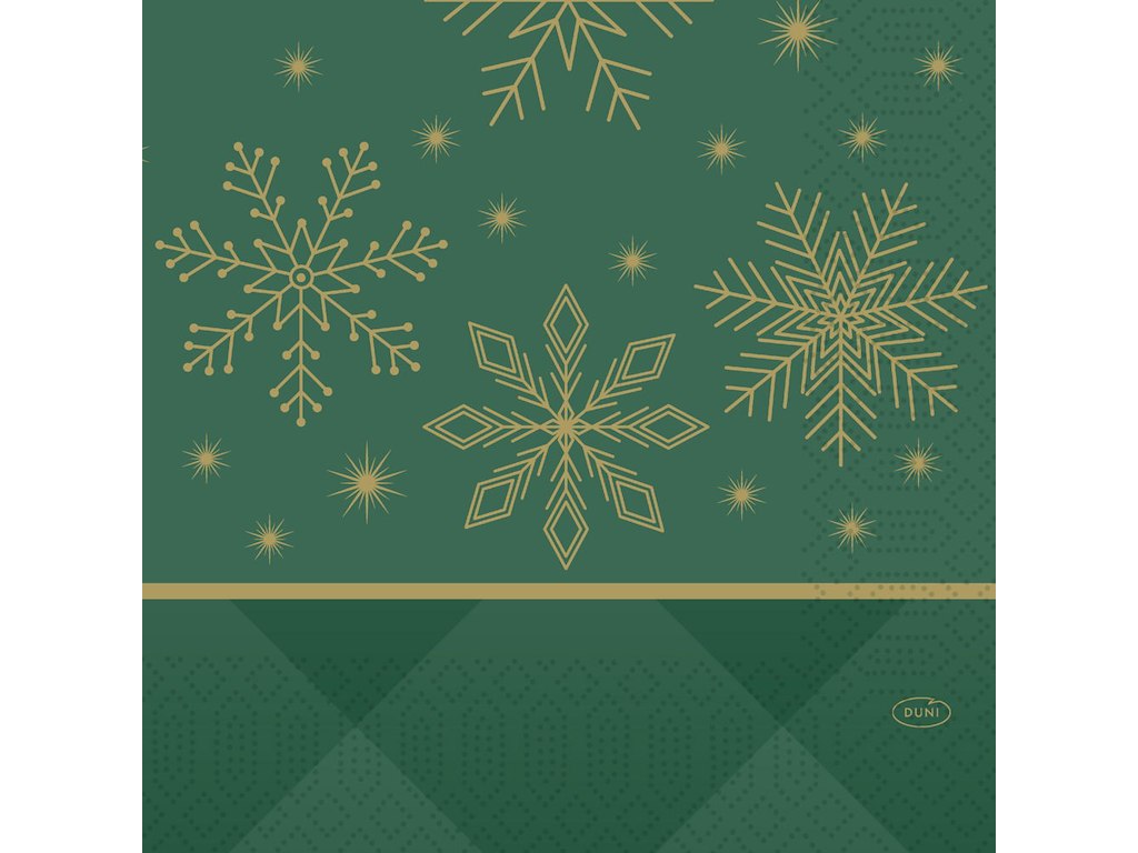 Serviet Duni 3-lag 33x33cm Rhombus Green
