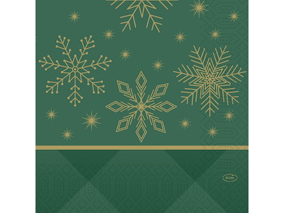 Serviet Duni 3-lag 33x33cm Rhombus Green