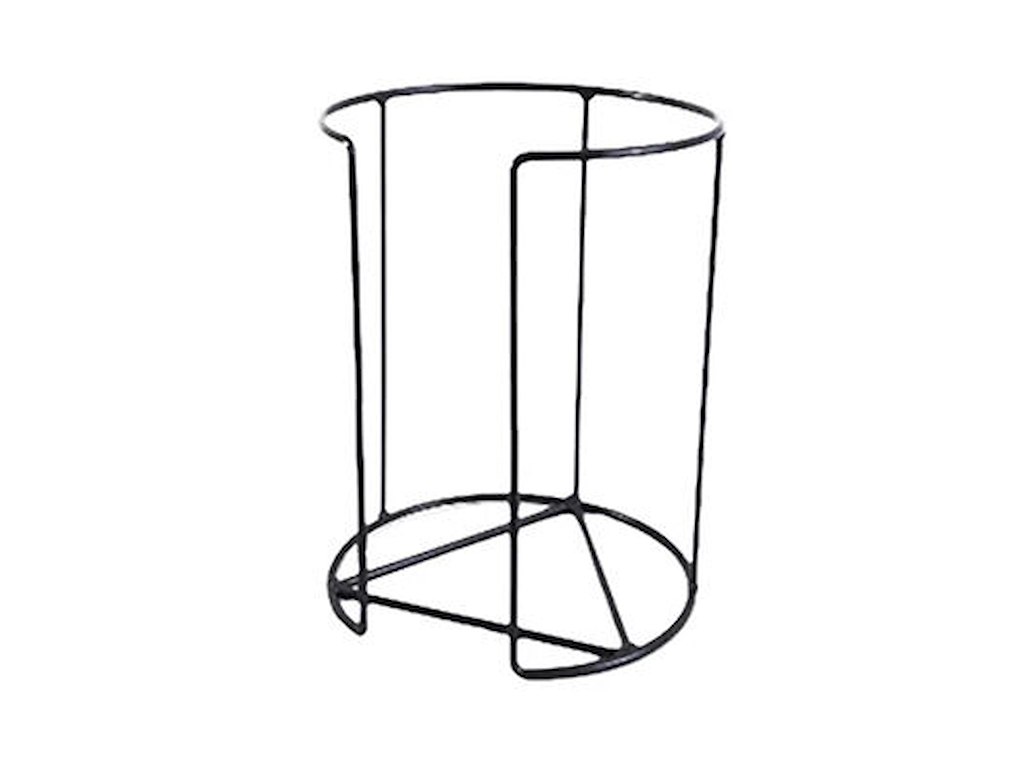 Tallerken Kassette Ø25xH30cm Stål Coated Grå