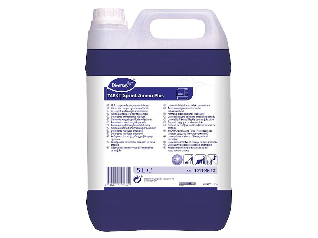 Universalrengøring Taski Sprint Ammo Plus med Salmiak 5 ltr