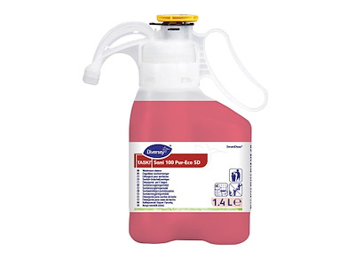 Sanitetsrengøring Sani 100 Pur-Eco SmartDose Blomst m Farve/Parfume 1.4 ltr rød