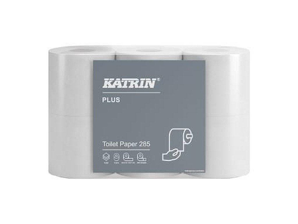 Toiletpapir Katrin Plus 3-lag 35.6 m Nyfiber