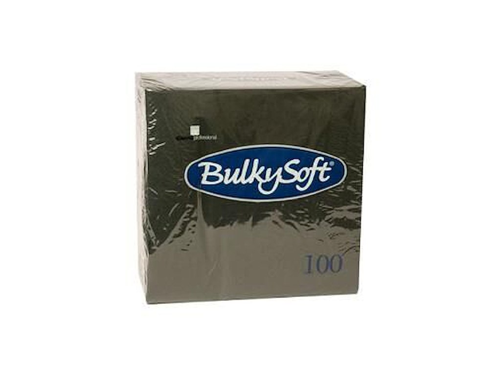 Serviet BulkySoft 40x40 cm 3-lag Sort