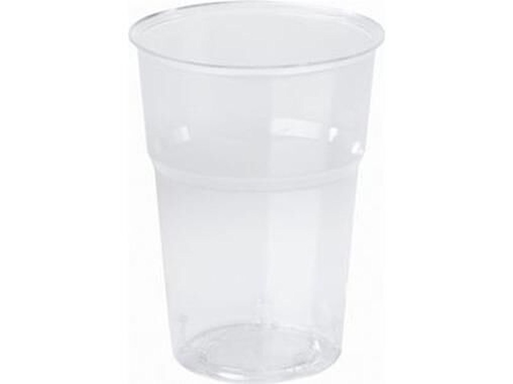 Plastglas 30 cl klar bionedbrydelig Ø95 mm PLA