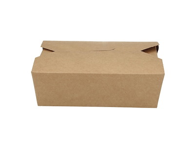 Takeaway æske Verive 121/136x152/168x51 mm 1000 ml kraft biocoating Brun