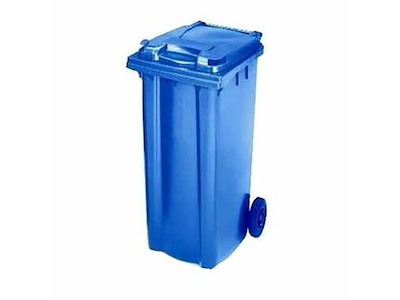 Affaldscontainer 240 ltr 2-hjulet Blå