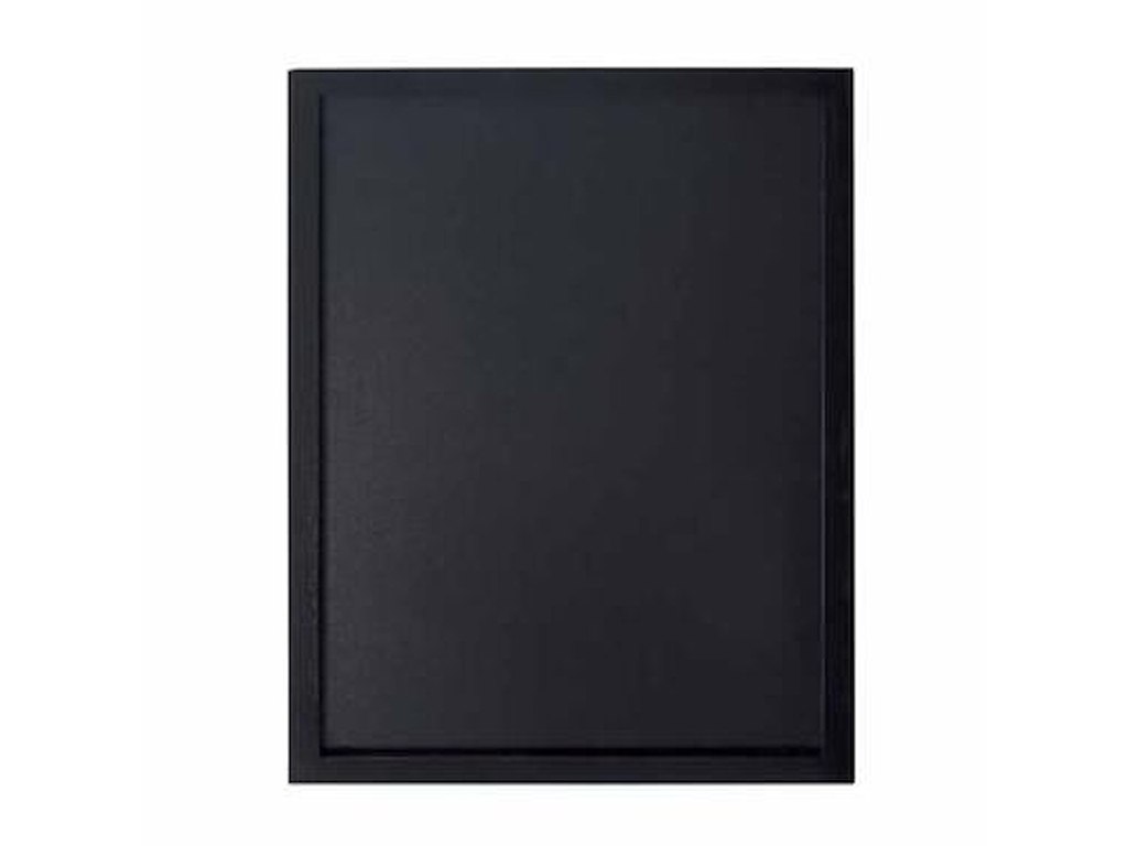 Tavle til væg Securit 80x60x1 cm med Ramme Sort