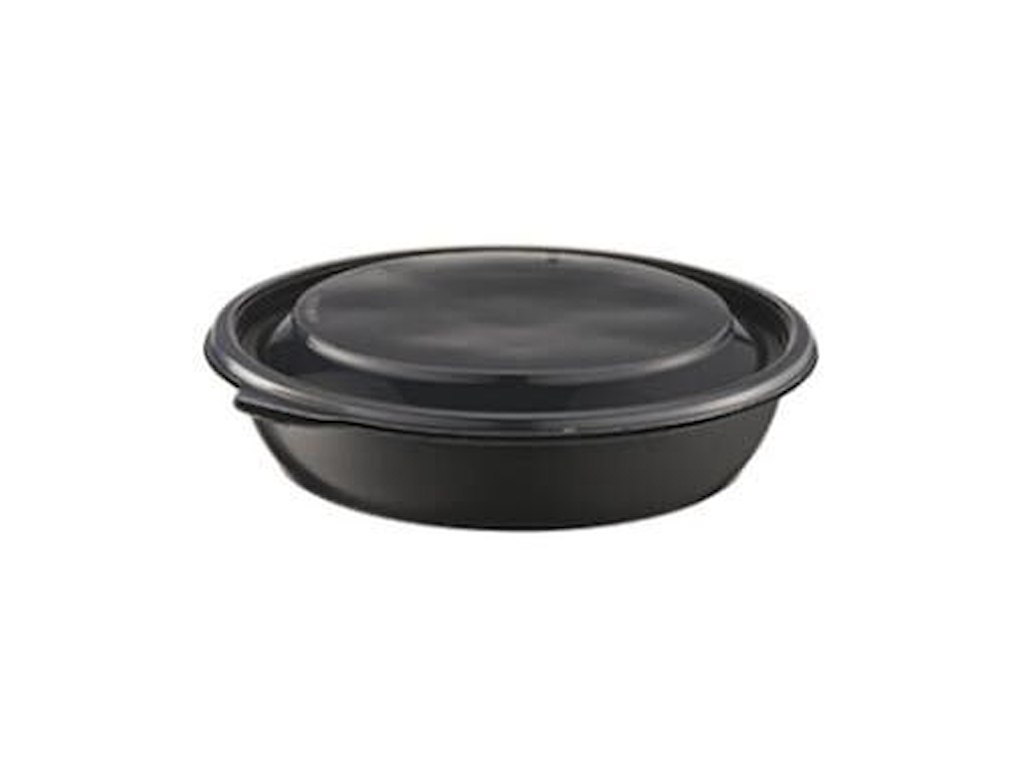 Bæger 1000 ml Ø190x57 mm rund PP Sort