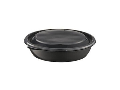 Bæger 1000 ml Ø190x57 mm rund PP Sort