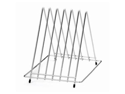 Skærebrætholder Rustfri stål til 6 Brædder max 3 cm