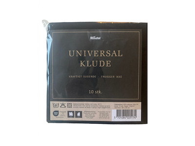 Luksus altmuligklude i sort (10 stk.)