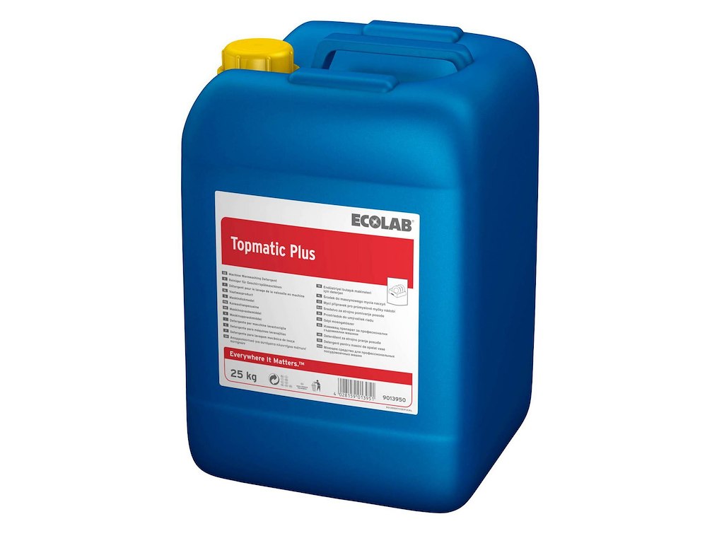Maskinopvask Anlæg Flydende Topmatic Plus 25kg med Klor uden Fosfat Blødt