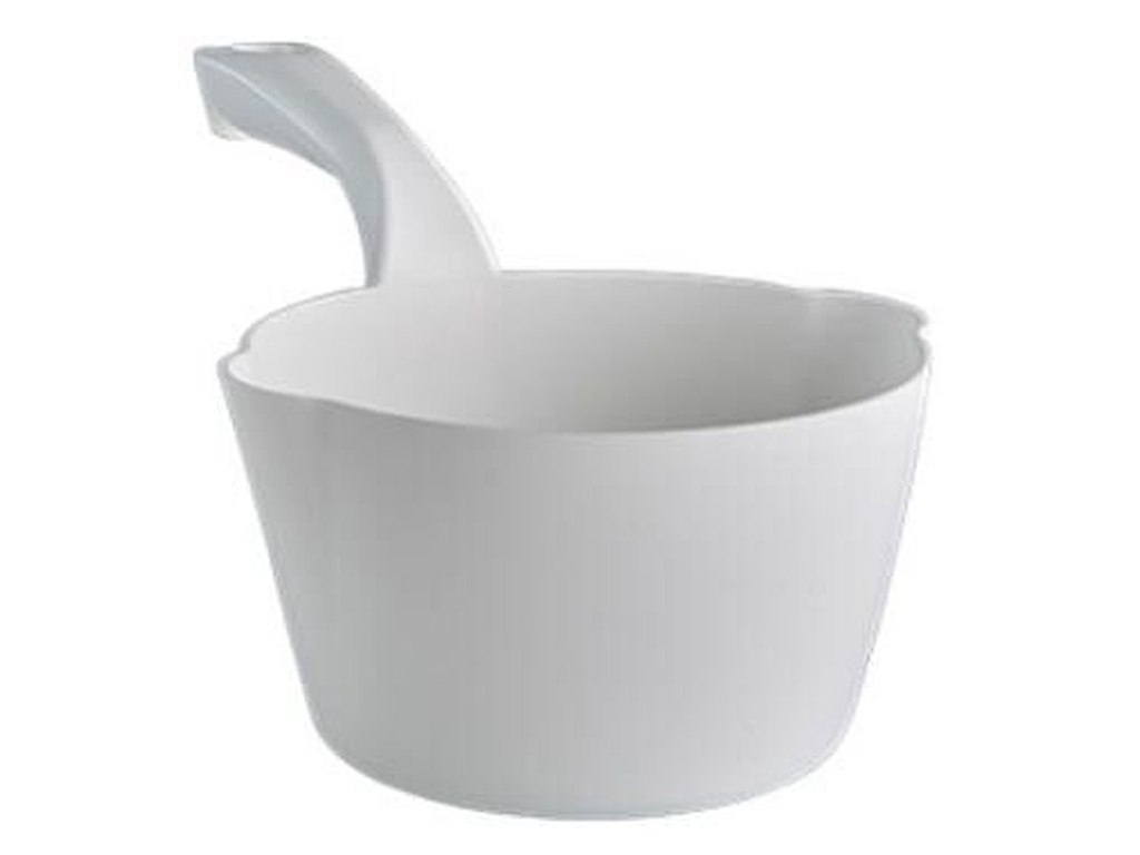 Øse 1 ltr Rund Hvid