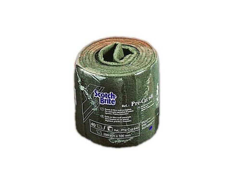 Skurenylon Hånd 0.2x4 m Perforeret på Rulle Grøn