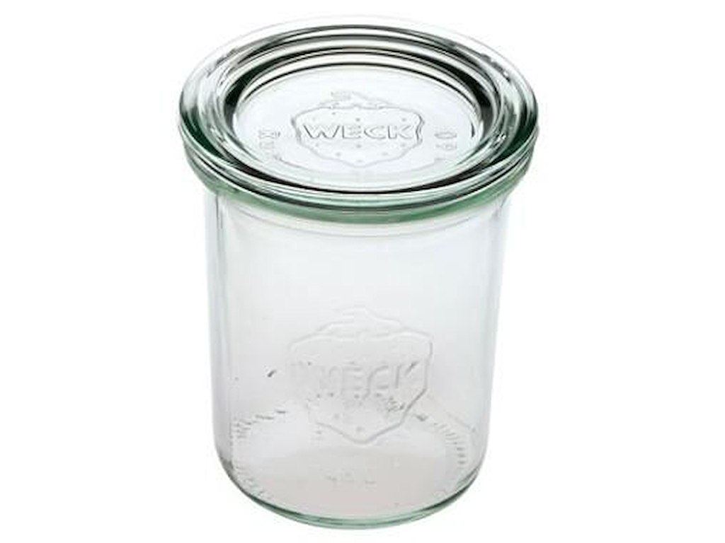 Patentglas Weck 160 ml Ø6.8x8 cm uden Låg Glas