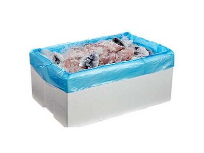 Indlægspose 620/200x630 mm 20 my Foringspose Blå PE