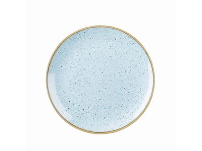 Tallerken Coupe Stonecast Ø21.7 cm Porcelæn Lyseblå