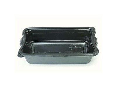 Bakke 1-rum GASTRO 3265-1B 265x162x62 mm CPET Sort