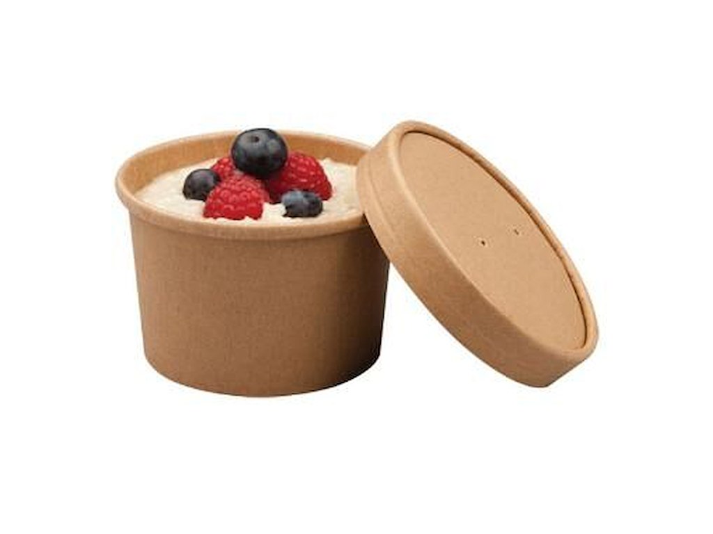 Suppebæger 225 ml 90/75x61 mm Brun OMPAK 10 pk x 50 stk/krt