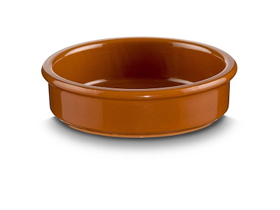 Skål Terracotta Regas Ø130x30 mm Rustik Rød/Brun