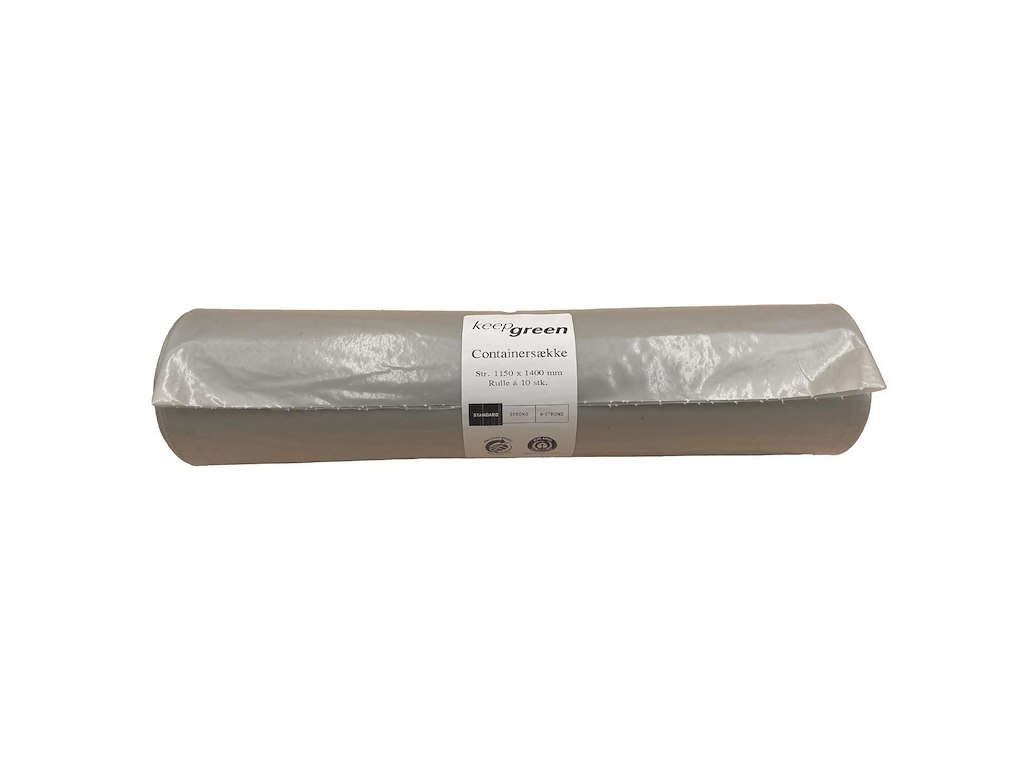 Containersæk KeepGreen 240ltr B650/250xL1400mm 40my Standard Transparent