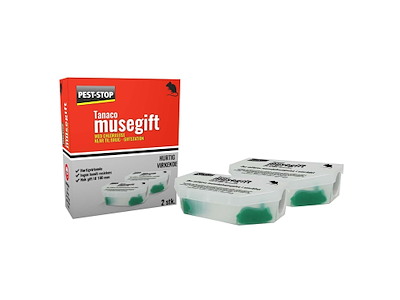 Skadedyrsbekæmpelse musegiftstation Pest-Stop Tanaco med chloralose 2 stk