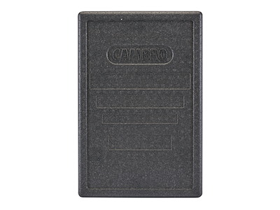 Låg Cambro L60xB40xH3.5cm EPP Sort Med Indstøbte Håndtag