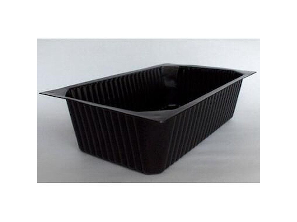 Bakke 1-rum 1/4 GN 2000 ml 265x162x70 mm PP Sort