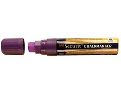 Tuschpen 1 stk Securit tyk 7-15 mm Violet