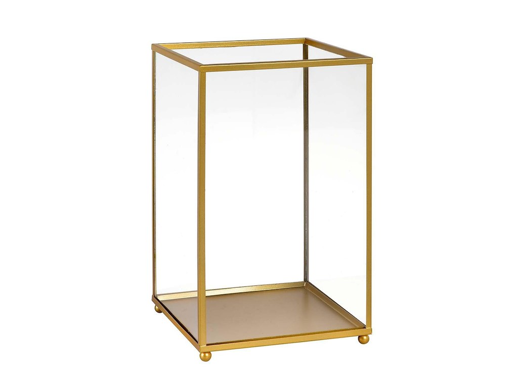 Lanterne Duni Comodo Noble 22x14 cm Glas og Metal