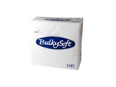 Serviet BulkySoft 38x38 cm 2-lag Hvid