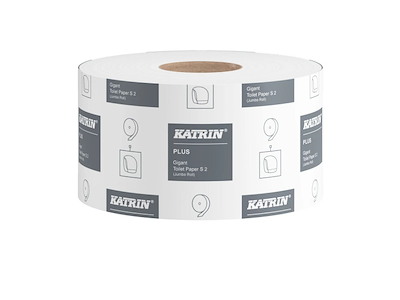 Toiletpapir Katrin Plus 2-lag ?18 cm 160 m Hvid