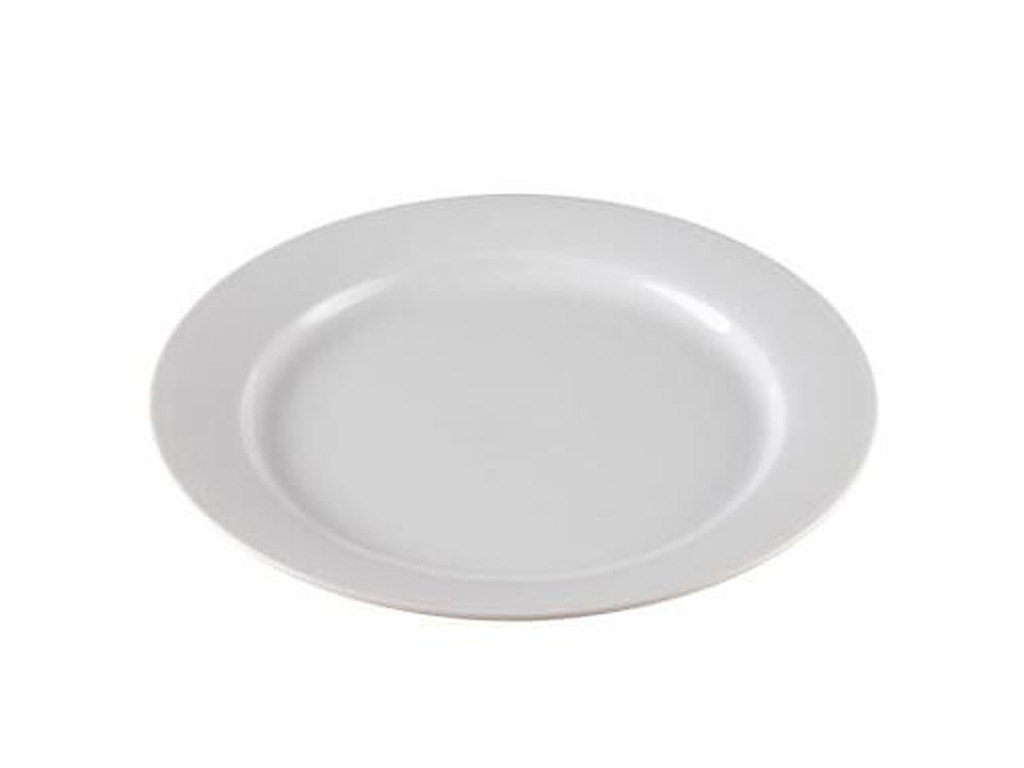 Tallerken Venice Ø17 cm Flad Porcelæn Hvid