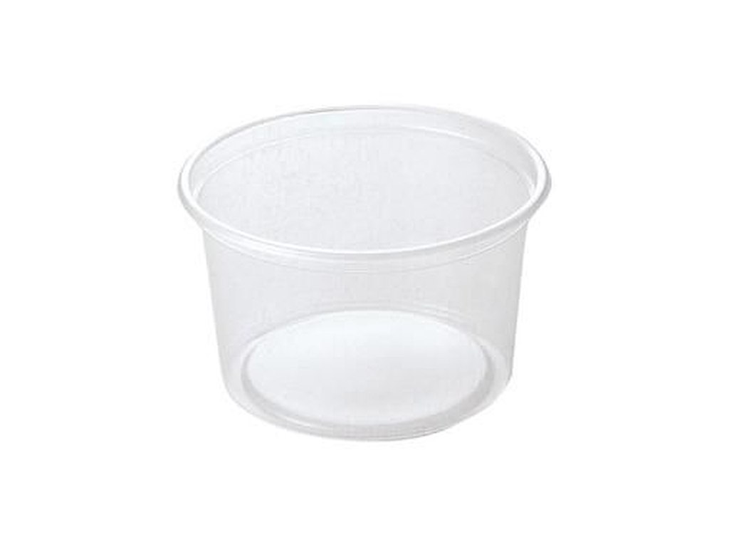 Salatbæger Delipack 500 ml Rund PP Semitransparent