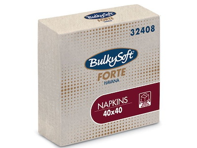 Serviet Bulkysoft 40x40cm 2-lag Natur